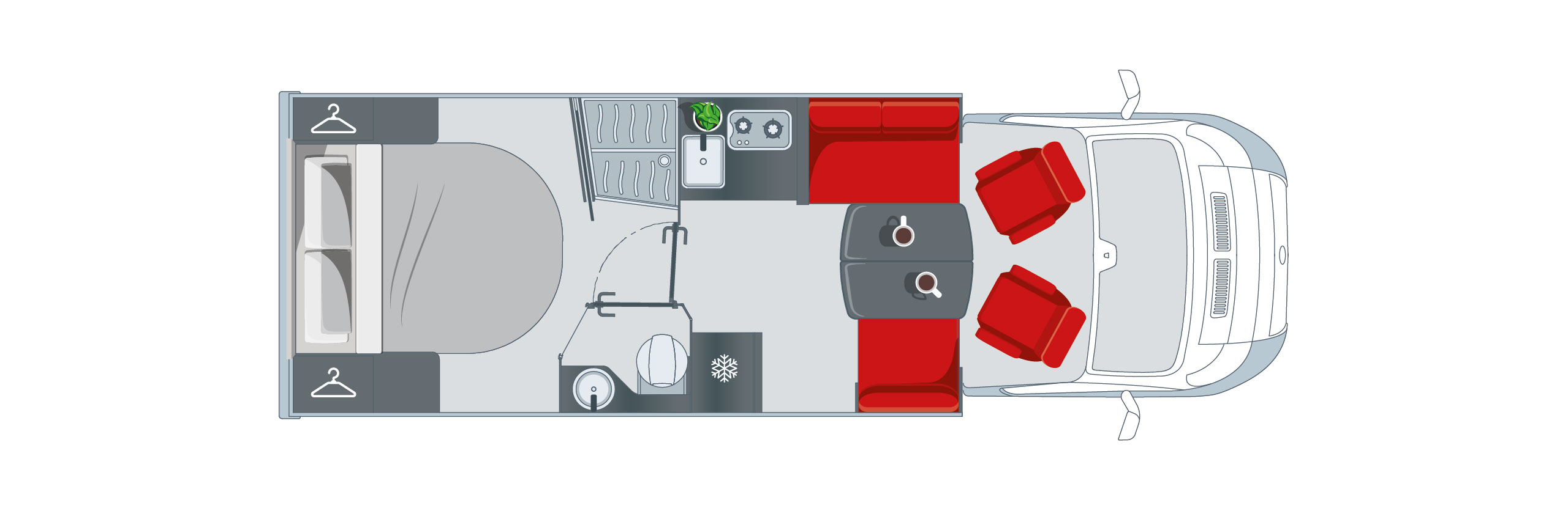 Pilote Pacific planlösning P720FC